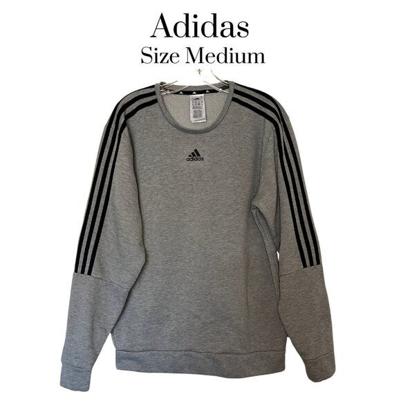 EUC Adidas pullover sweatshrit sustainable brand ladies med crewneck athleisure - Picture 1 of 8